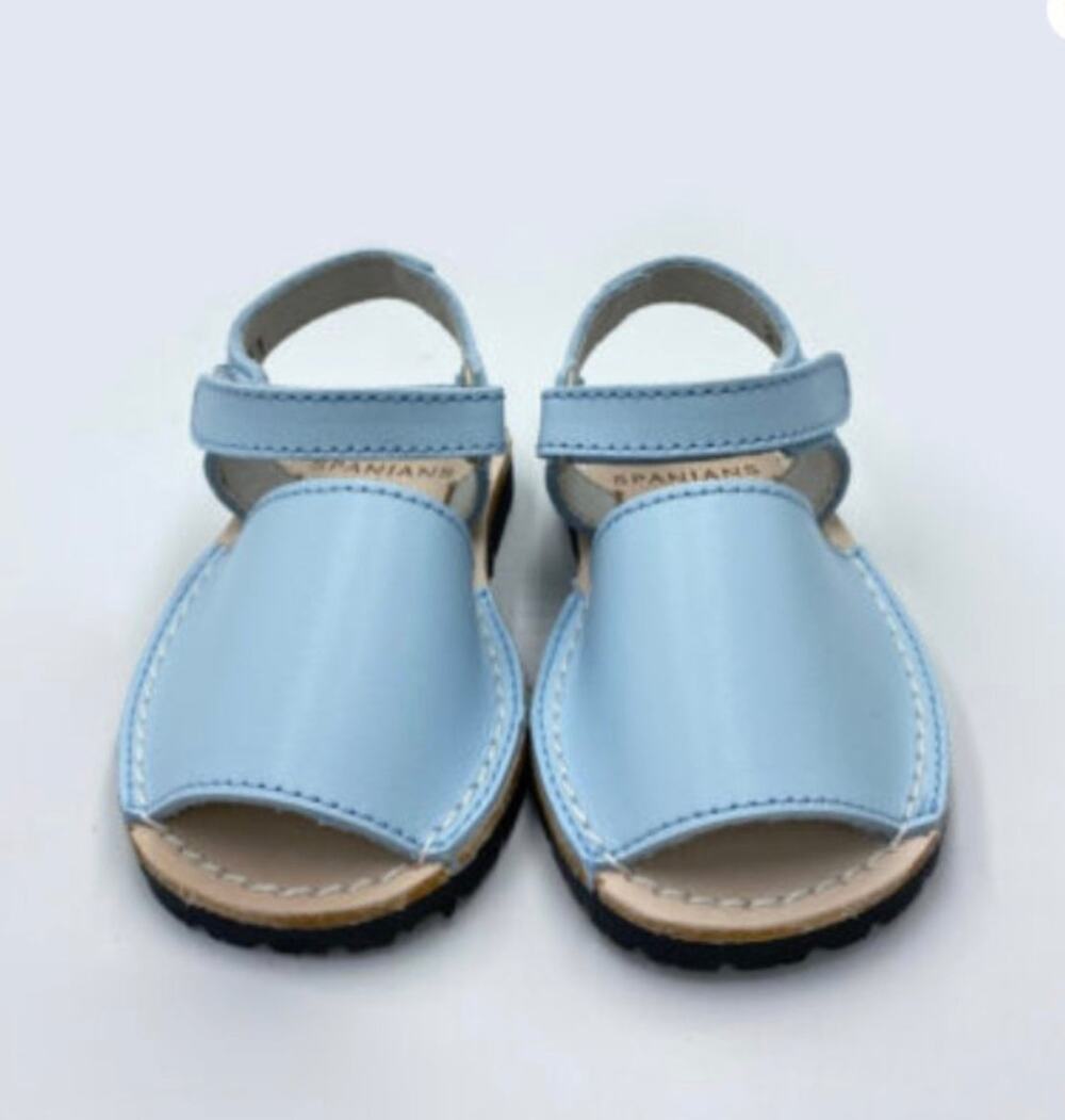 Kids Leather Sandals Blue | Handmade in Spain | Babies & Toddlers